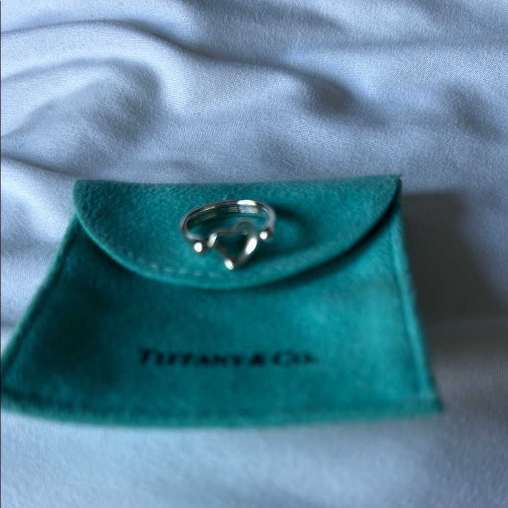 Tiffany & Co. Silver Heart Ring